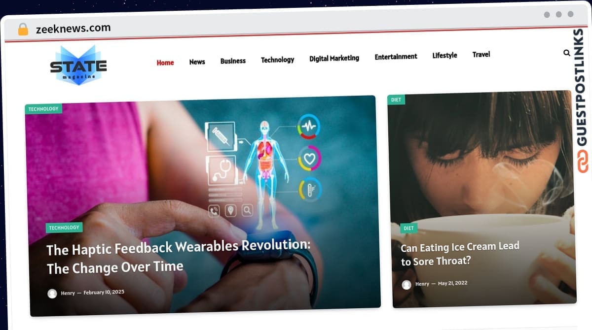 Publish Guest Post on zeeknews.com