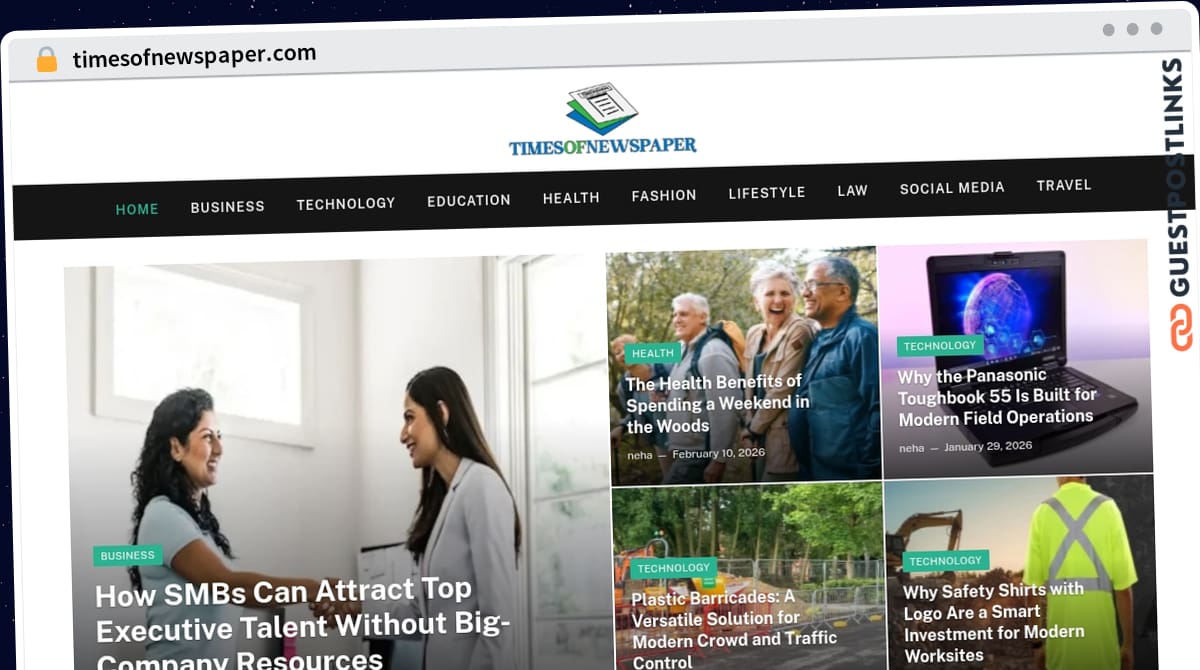 Publish Guest Post on timesofnewspaper.com