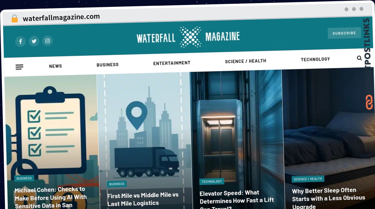 Publish Guest Post on waterfallmagazine.com