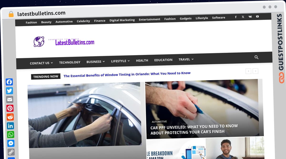Publish Guest Post on latestbulletins.com