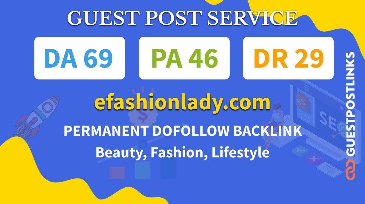 Buy Guest Post on efashionlady.com