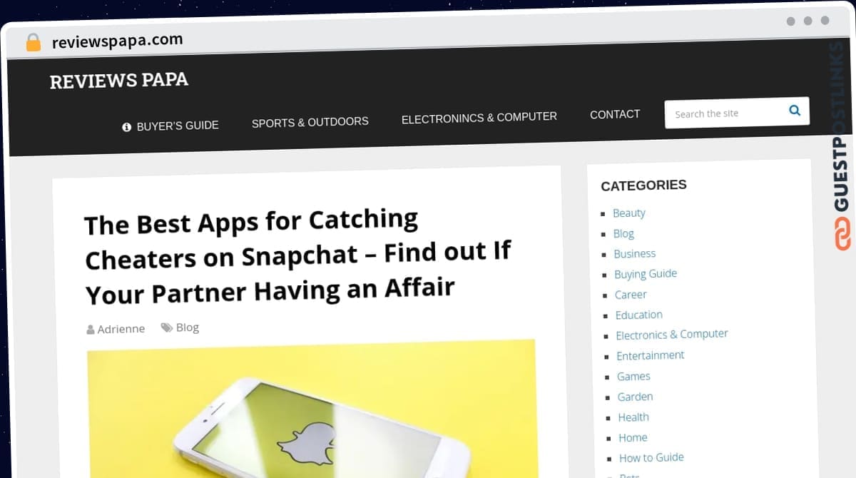 Publish Guest Post on reviewspapa.com