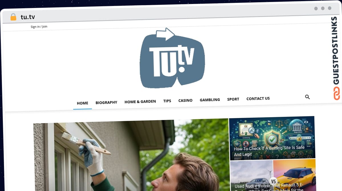 Publish Guest Post on tu.tv