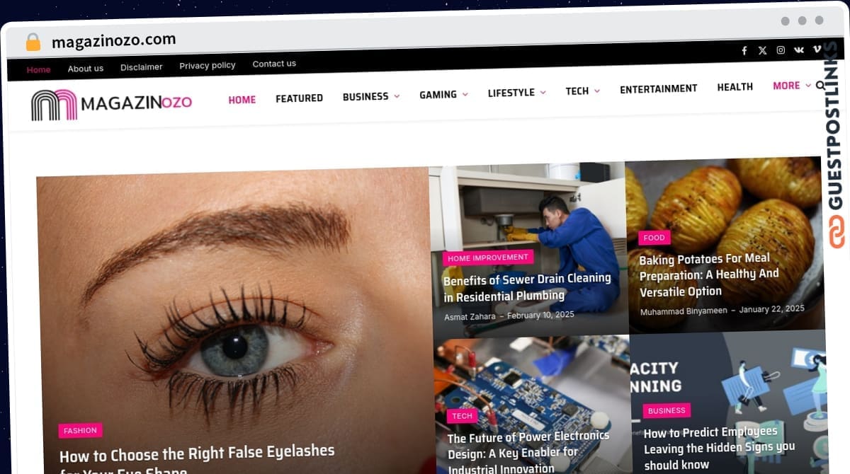 Publish Guest Post on magazinozo.com