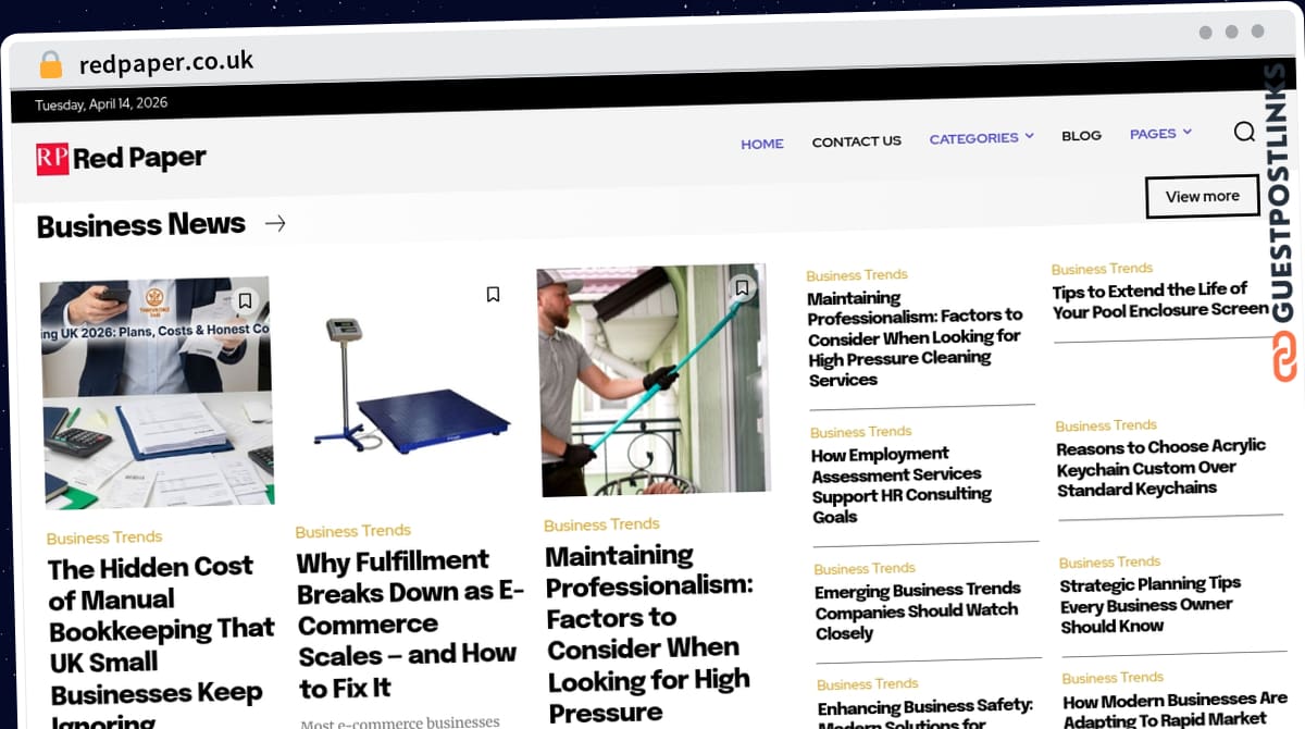 Publish Guest Post on redpaper.co.uk