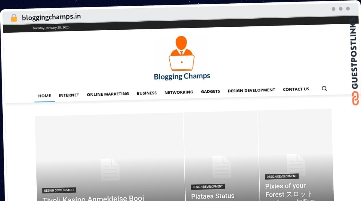 Publish Guest Post on bloggingchamps.in