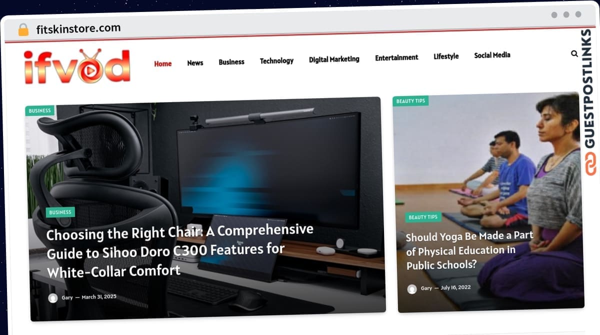 Publish Guest Post on fitskinstore.com