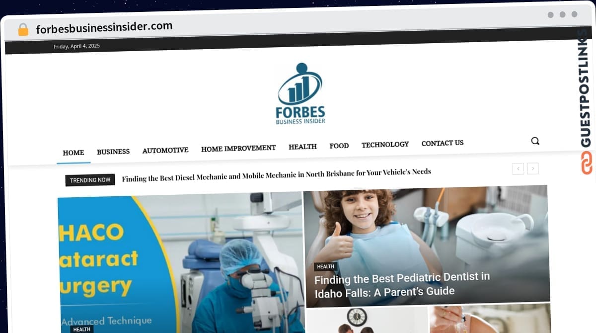 Publish Guest Post on forbesbusinessinsider.com