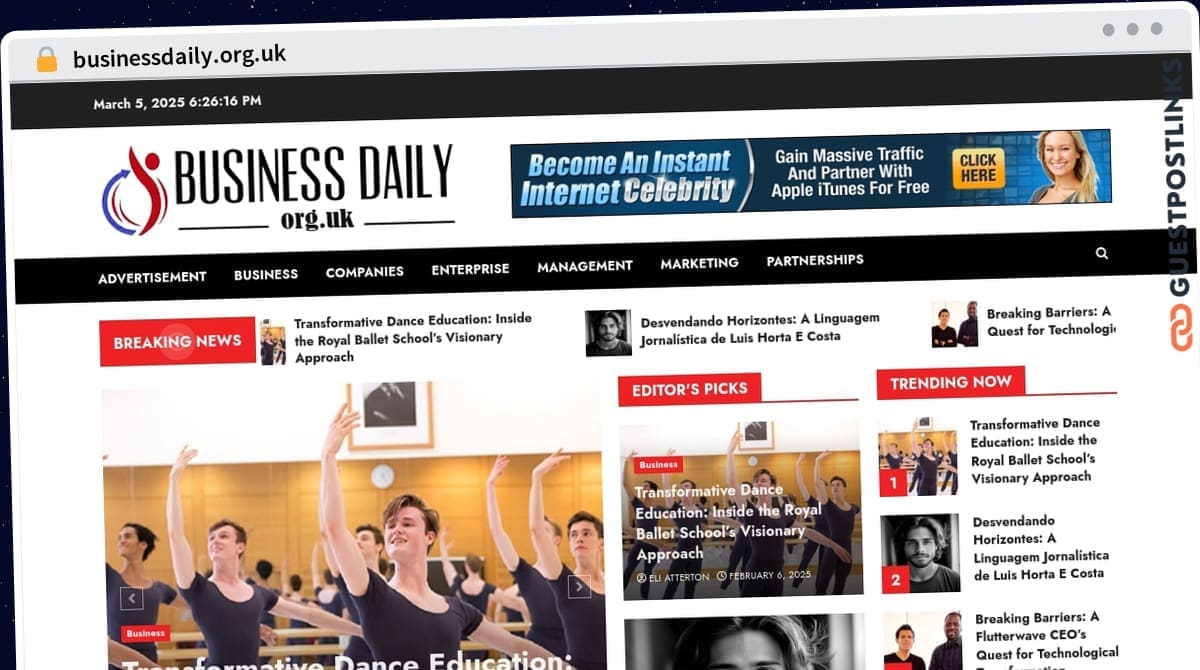 Publish Guest Post on businessdaily.org.uk