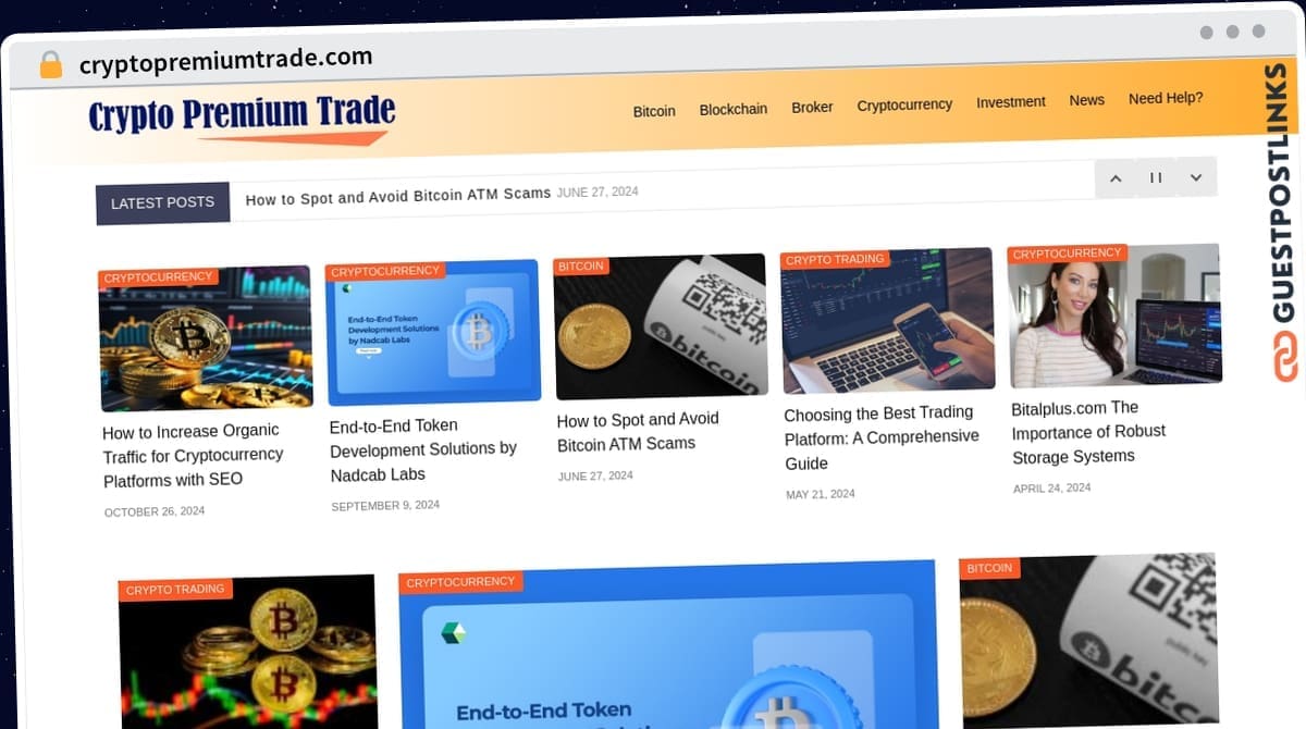 Publish Guest Post on cryptopremiumtrade.com