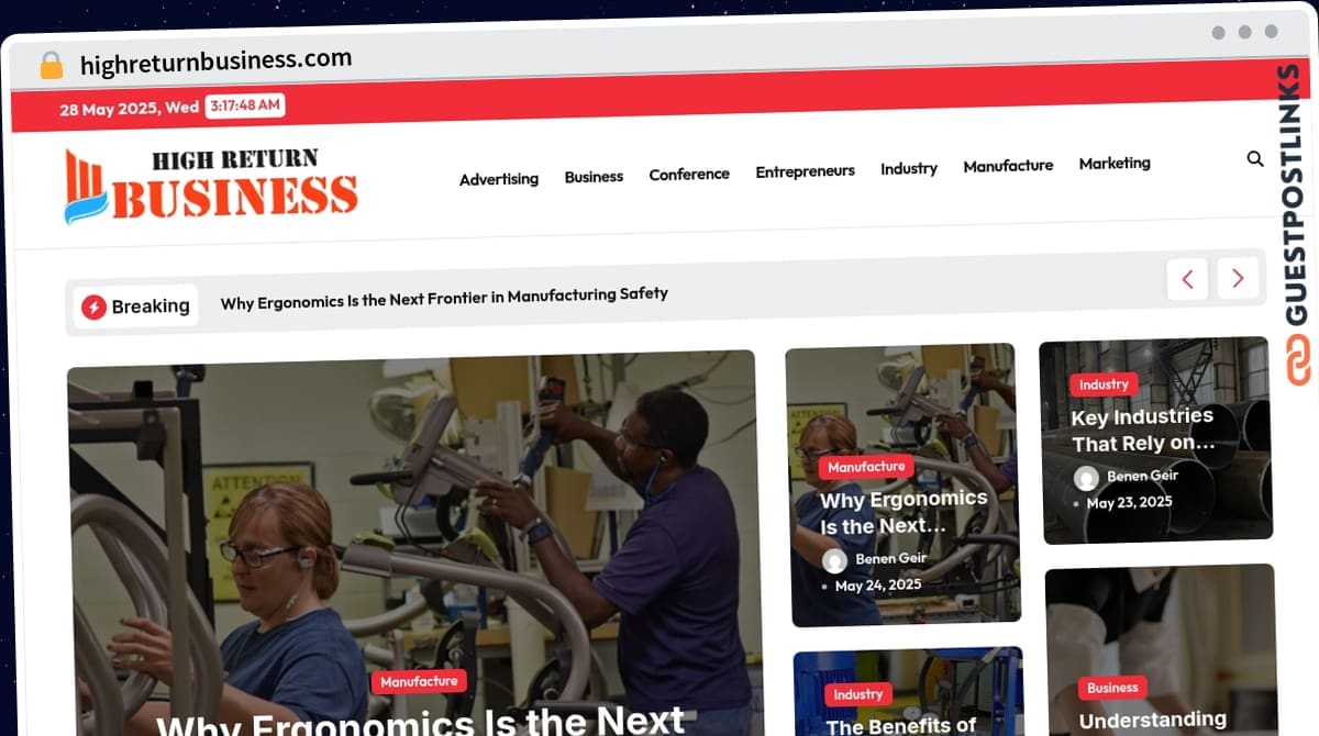 Publish Guest Post on highreturnbusiness.com