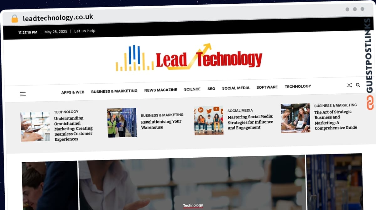 Publish Guest Post on leadtechnology.co.uk