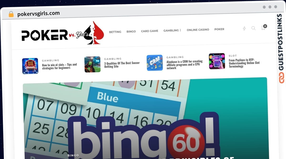 Publish Guest Post on pokervsgirls.com