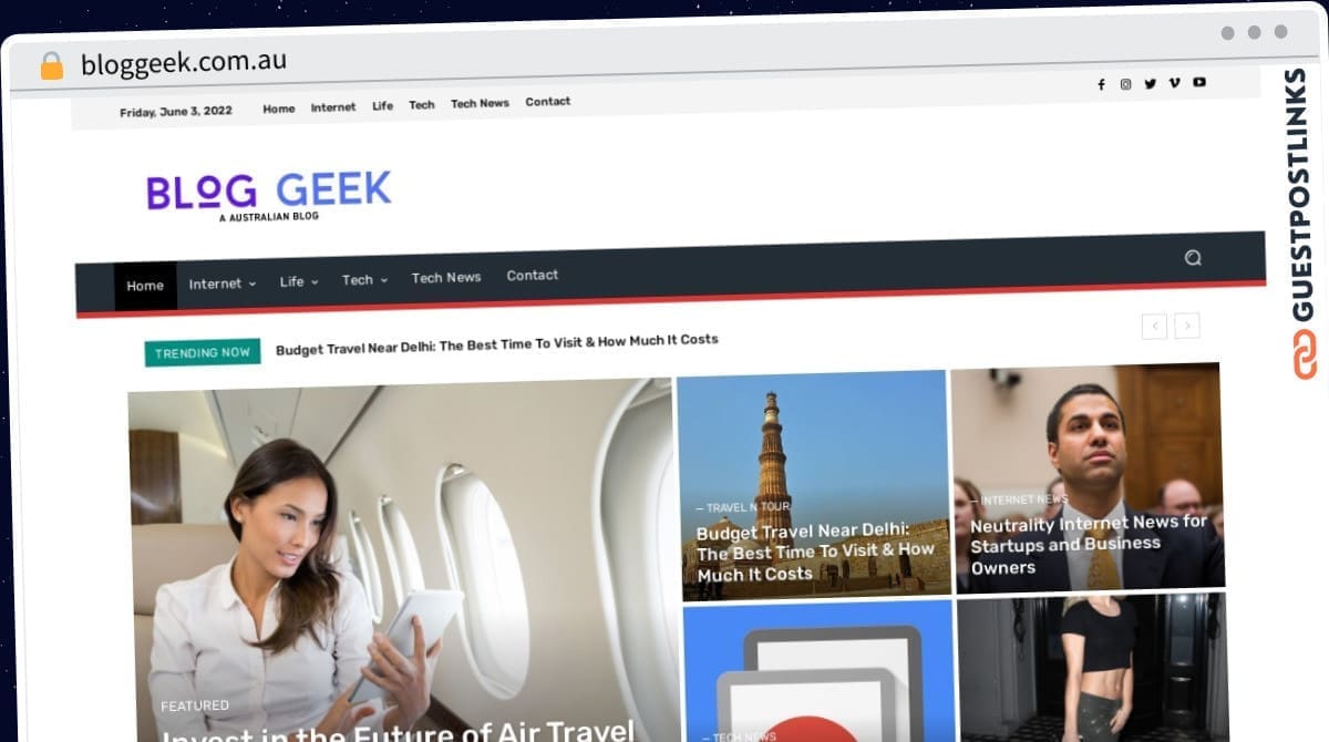 Publish Guest Post on bloggeek.com.au
