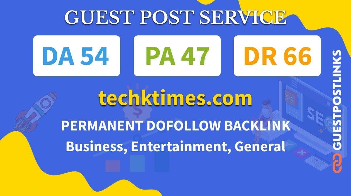 Buy Guest Post on techktimes.com