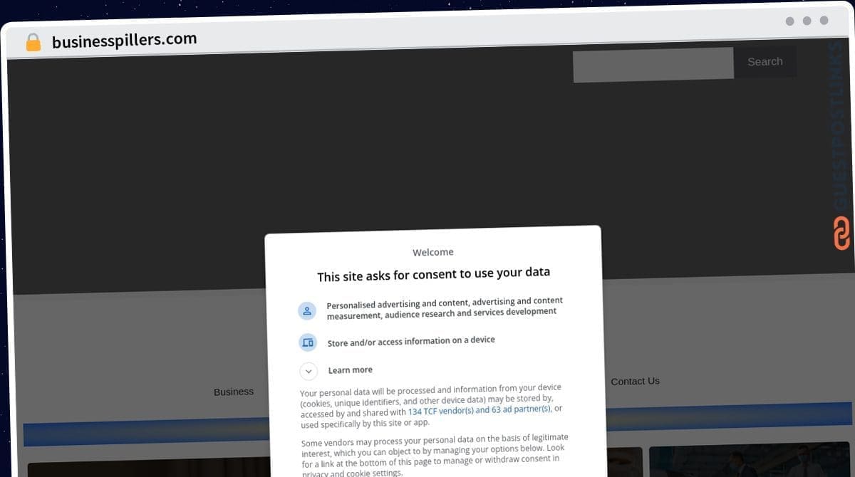 Publish Guest Post on businesspillers.com