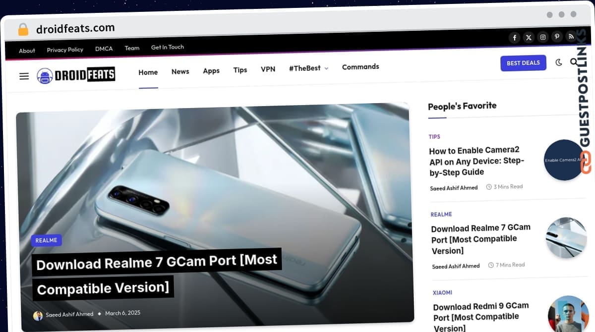 Publish Guest Post on droidfeats.com