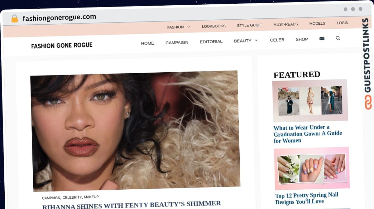 Publish Guest Post on fashiongonerogue.com