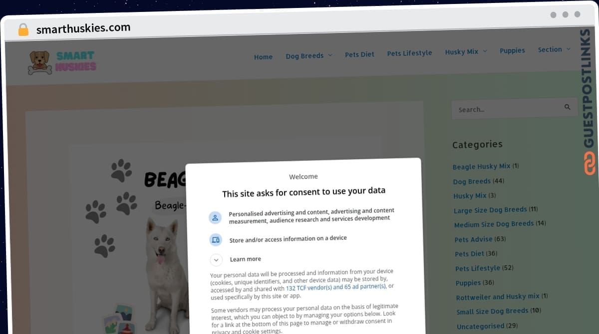 Publish Guest Post on smarthuskies.com