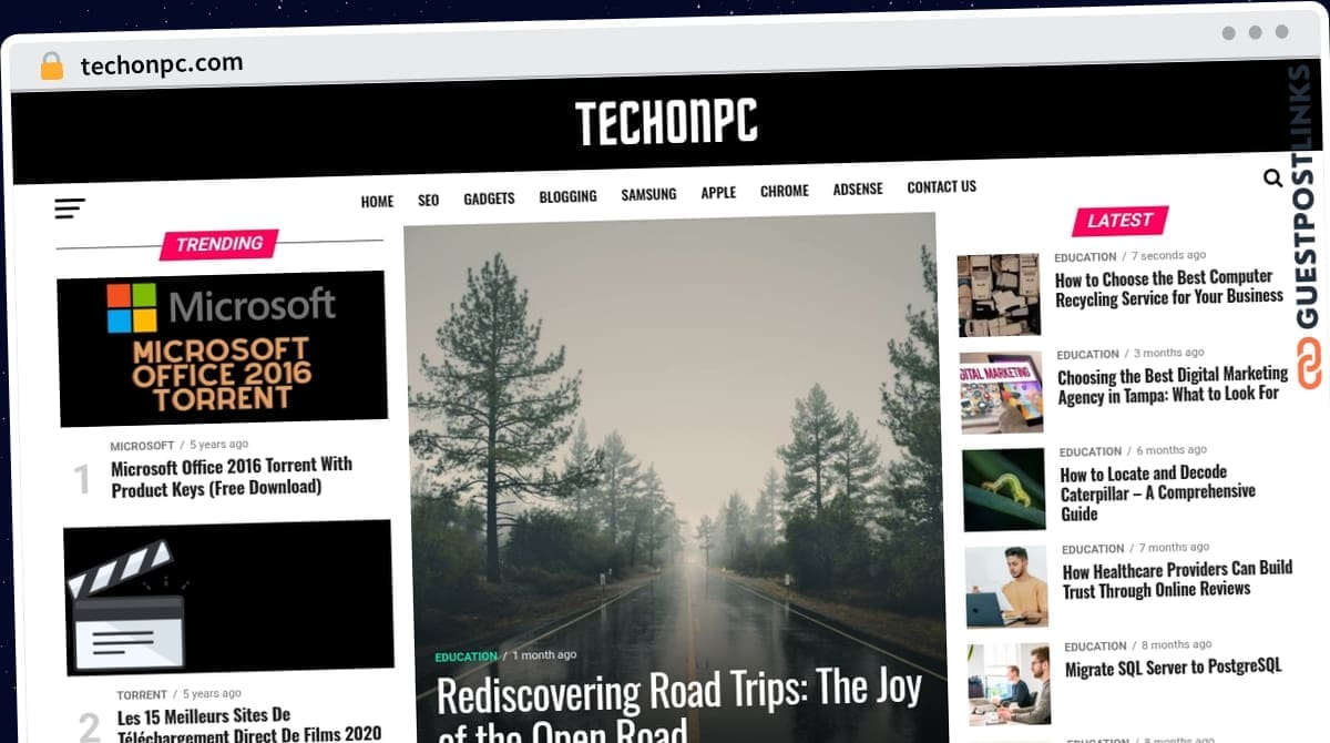 Publish Guest Post on techonpc.com