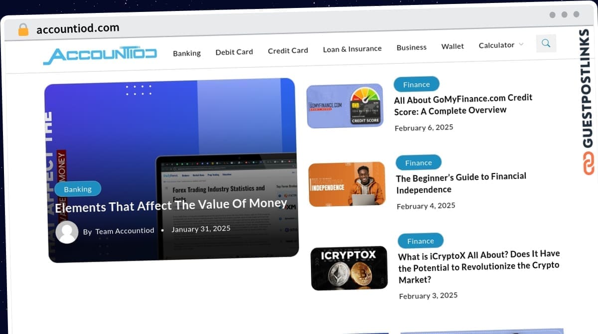 Publish Guest Post on accountiod.com