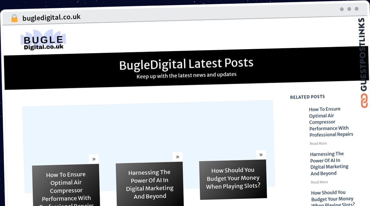 Publish Guest Post on bugledigital.co.uk