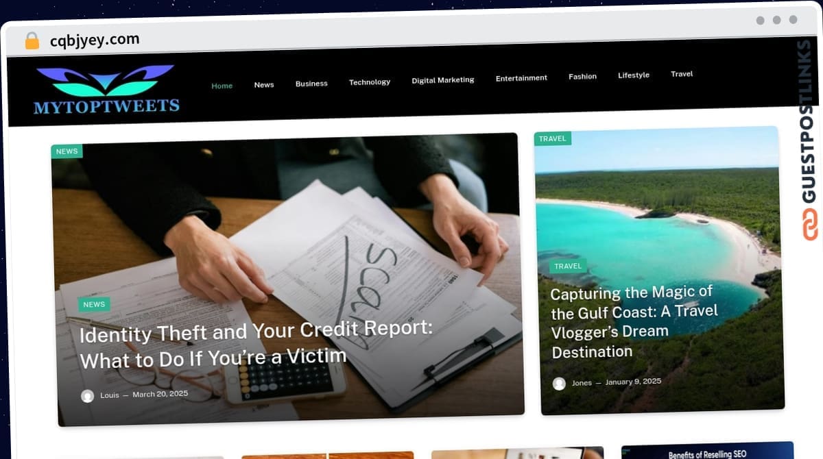 Publish Guest Post on cqbjyey.com