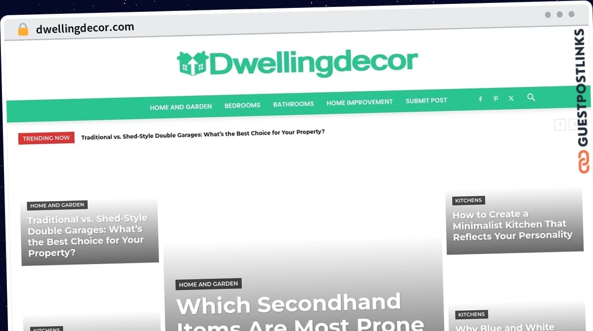 Publish Guest Post on dwellingdecor.com