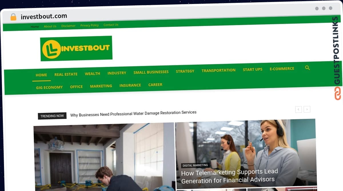Publish Guest Post on investbout.com