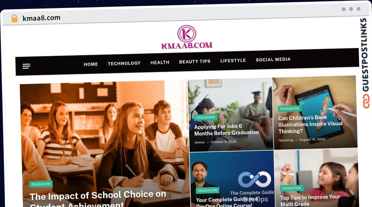 Publish Guest Post on kmaa8.com