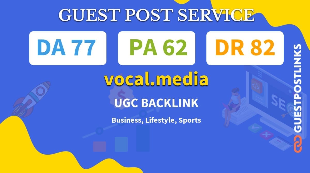 Buy Guest Post on vocal.media