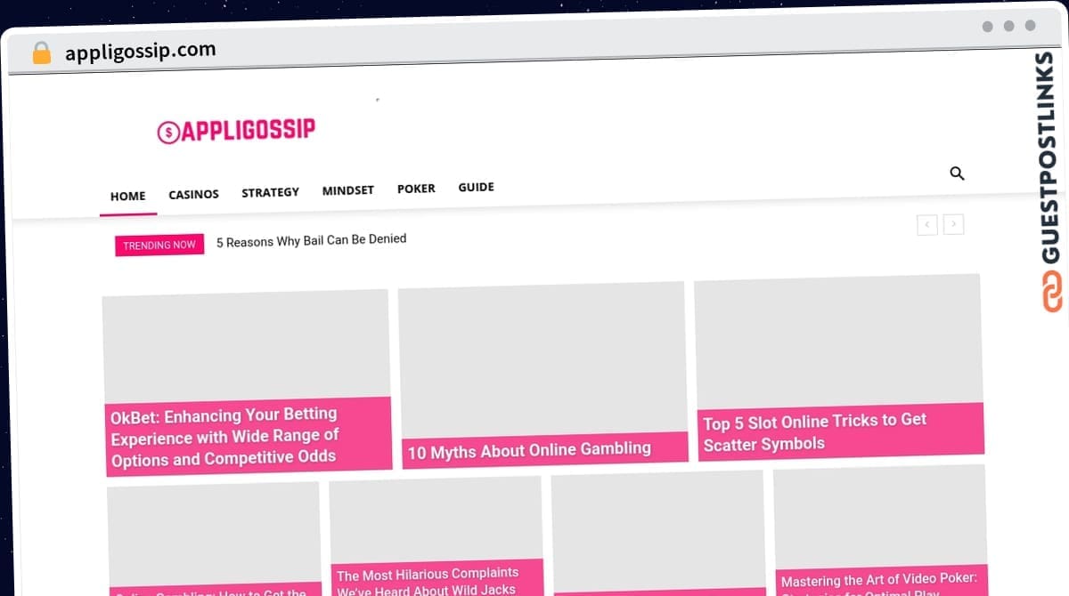Publish Guest Post on appligossip.com