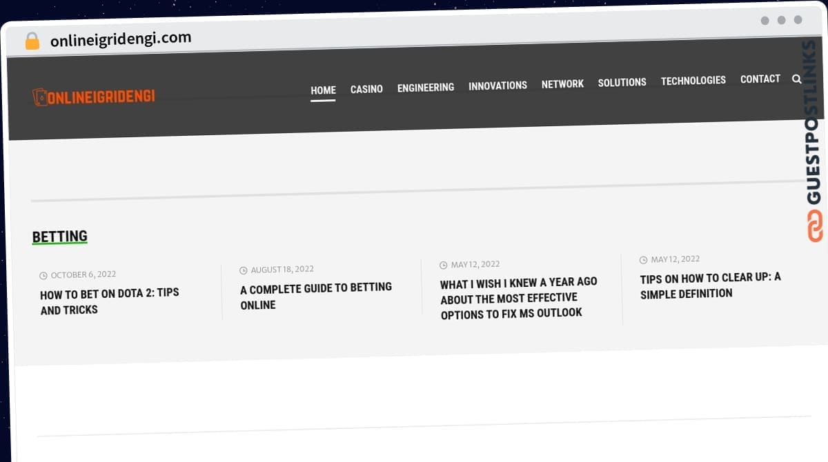 Publish Guest Post on onlineigridengi.com