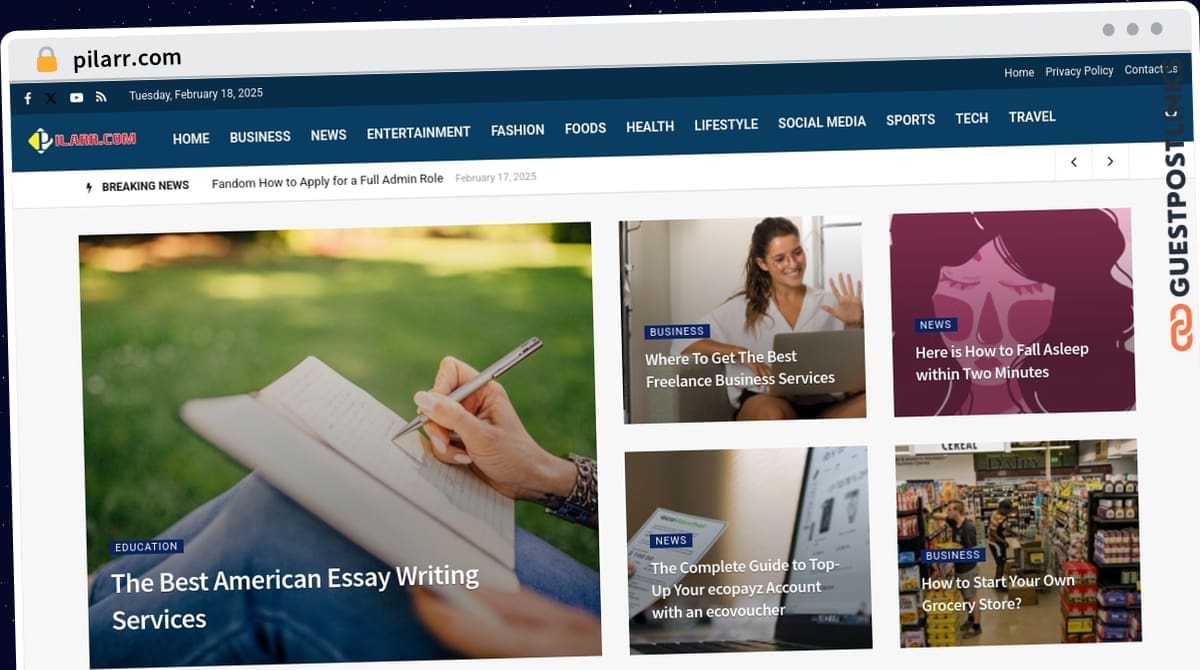 Publish Guest Post on pilarr.com