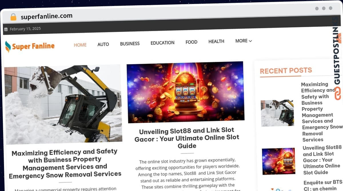Publish Guest Post on superfanline.com