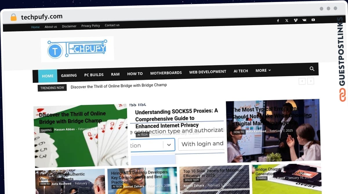 Publish Guest Post on techpufy.com
