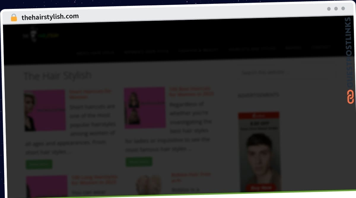 Publish Guest Post on thehairstylish.com