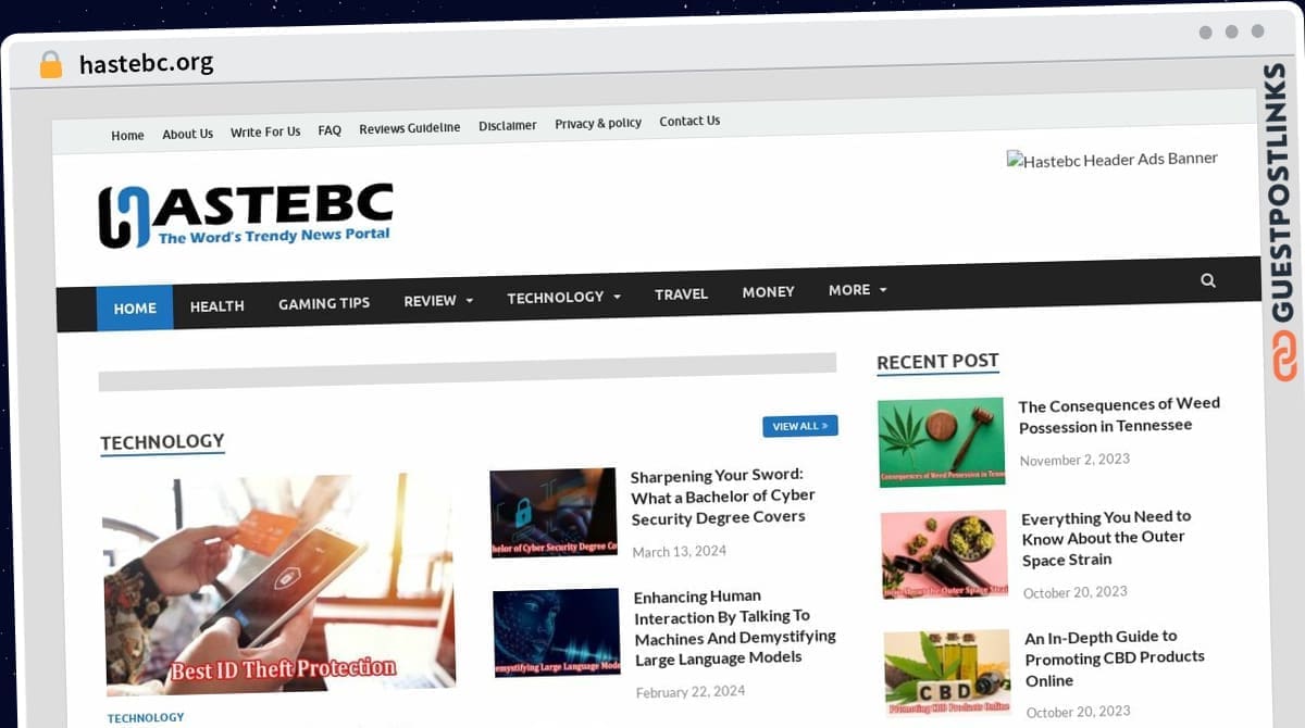 Publish Guest Post on hastebc.org