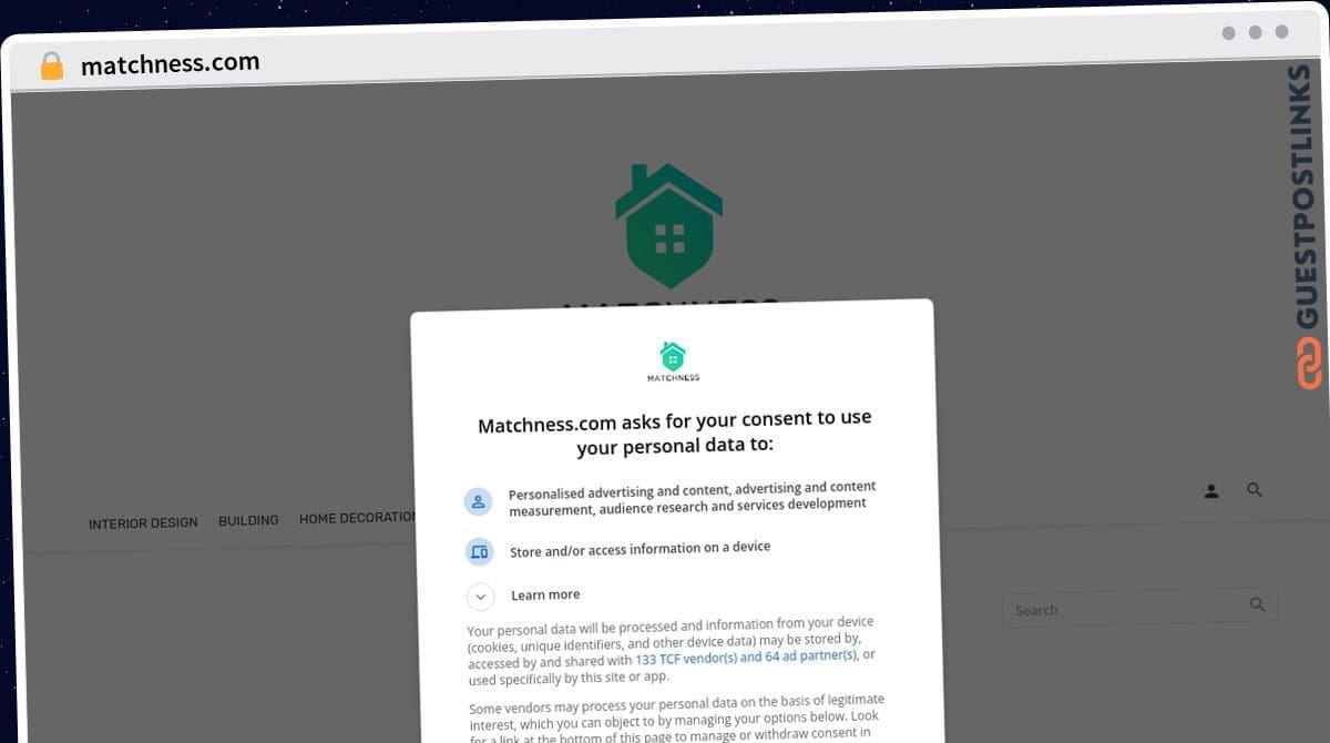Publish Guest Post on matchness.com