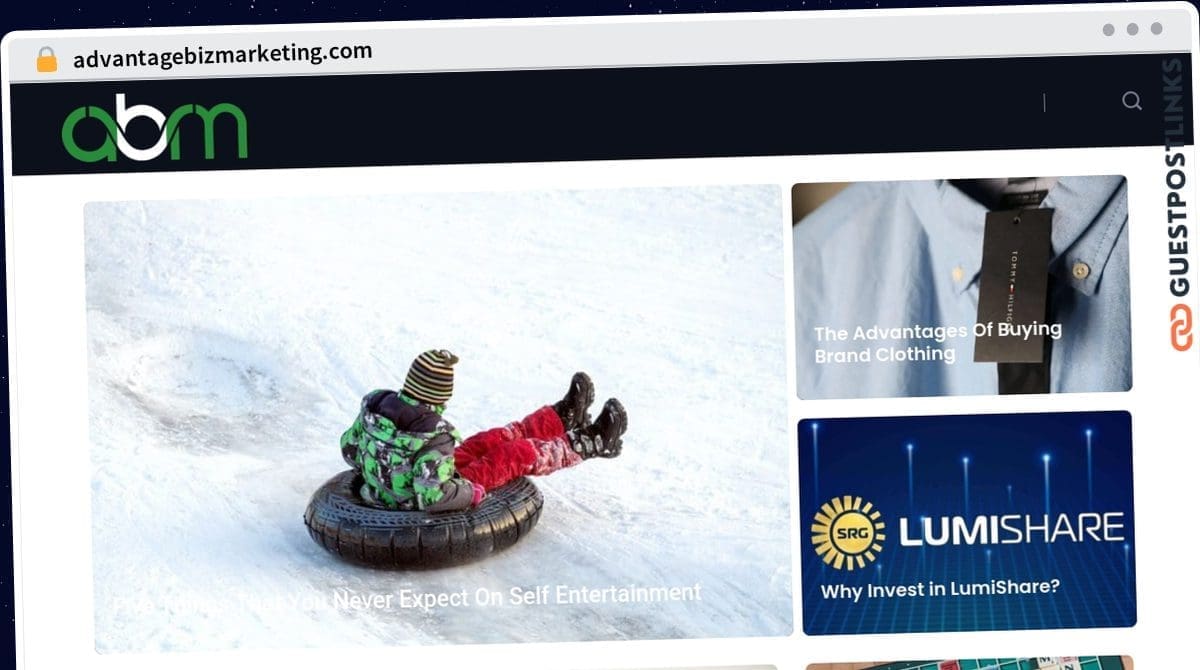 Publish Guest Post on advantagebizmarketing.com