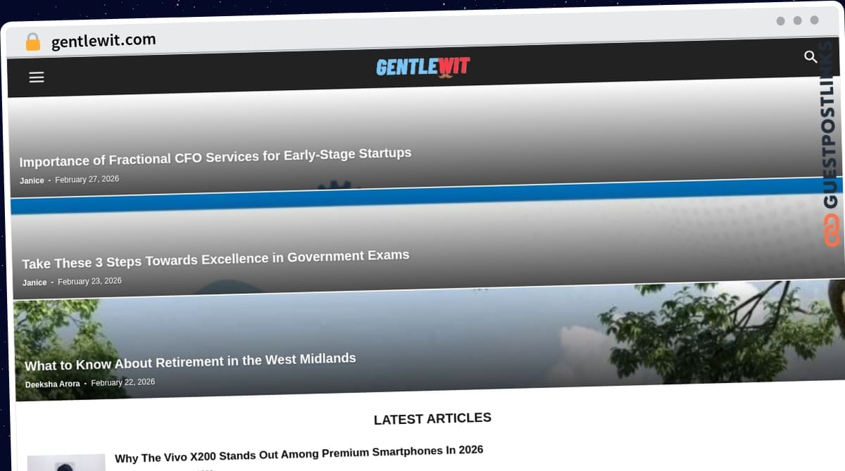 Publish Guest Post on gentlewit.com
