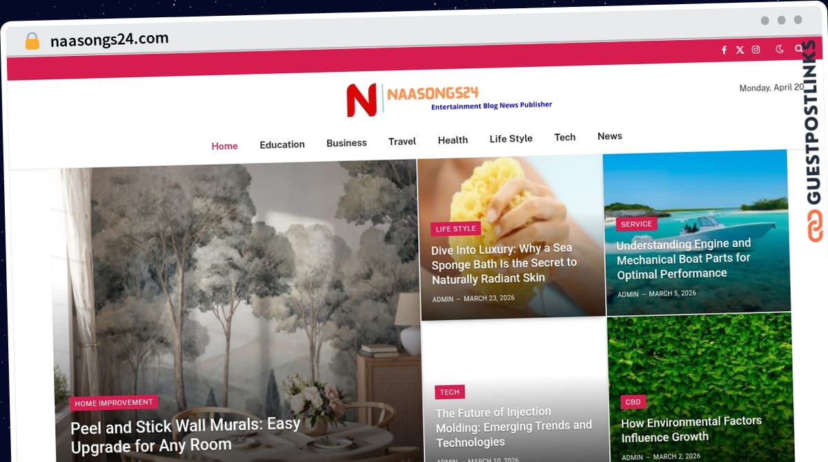 Publish Guest Post on naasongs24.com