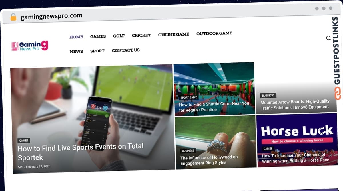 Publish Guest Post on gamingnewspro.com