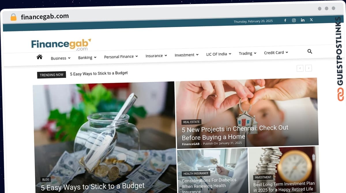 Publish Guest Post on financegab.com