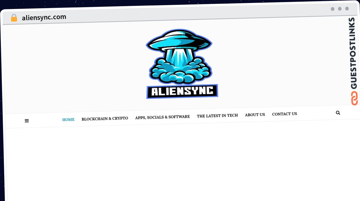 Publish Guest Post on aliensync.com