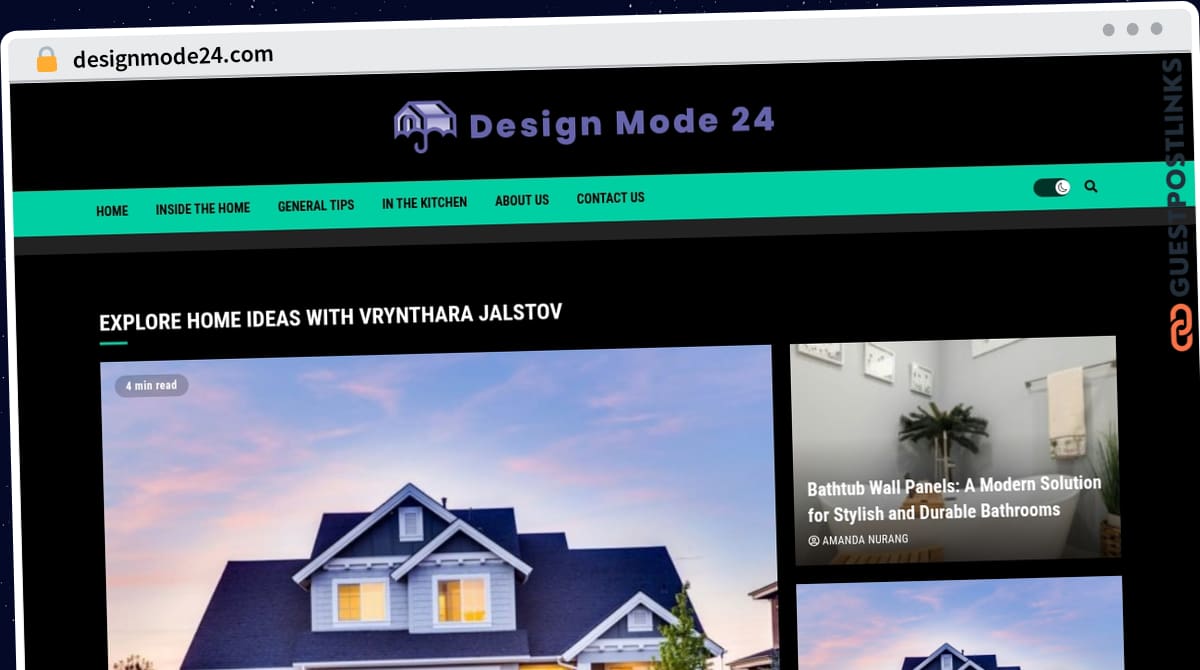 Publish Guest Post on designmode24.com