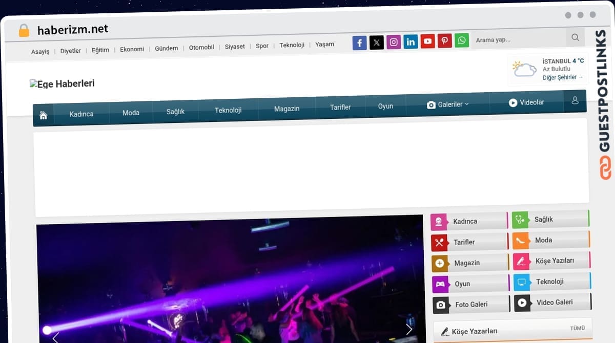 Publish Guest Post on haberizm.net