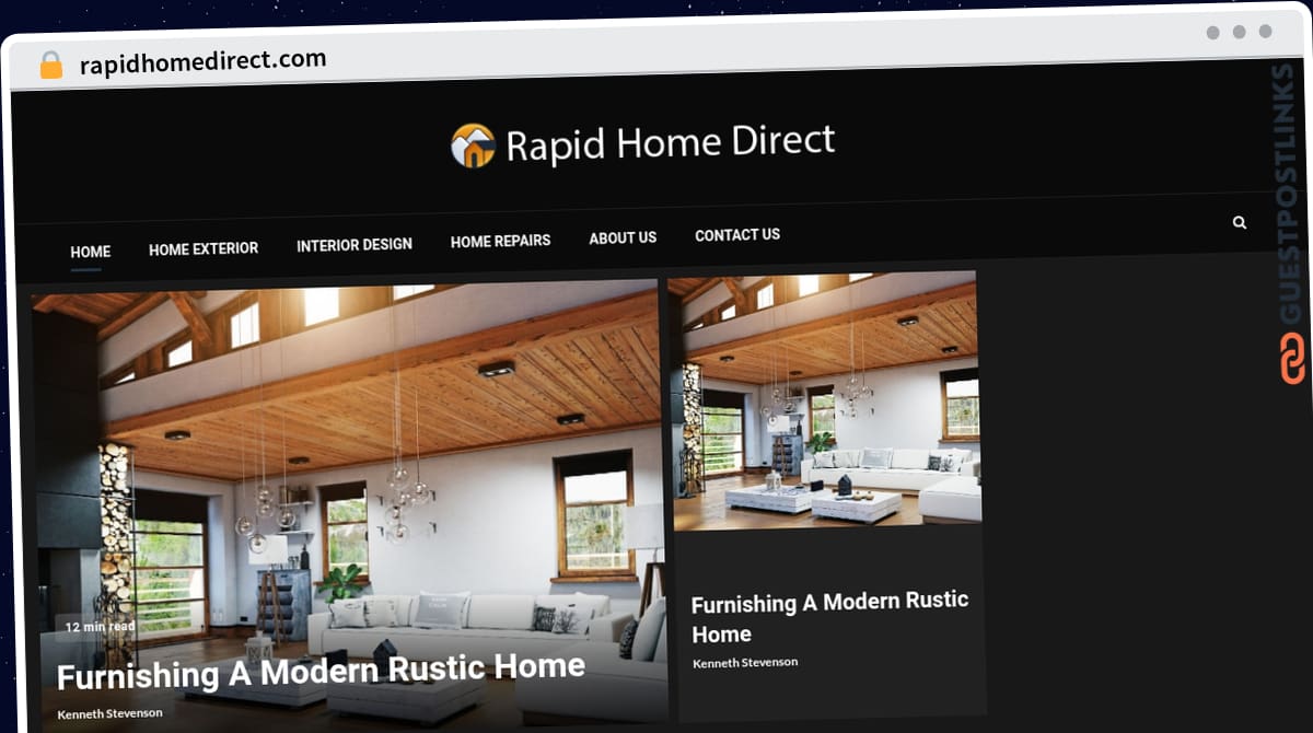 Publish Guest Post on rapidhomedirect.com