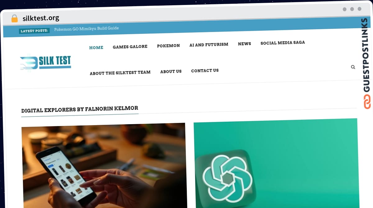 Publish Guest Post on silktest.org