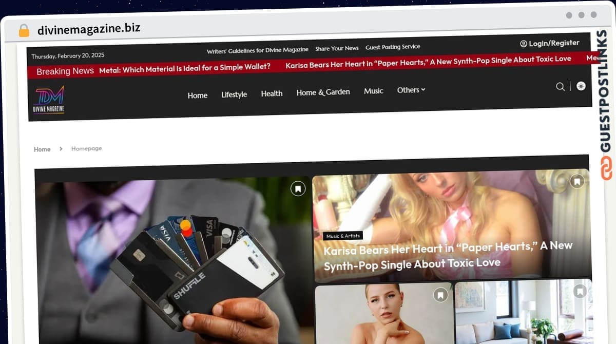Publish Guest Post on divinemagazine.biz